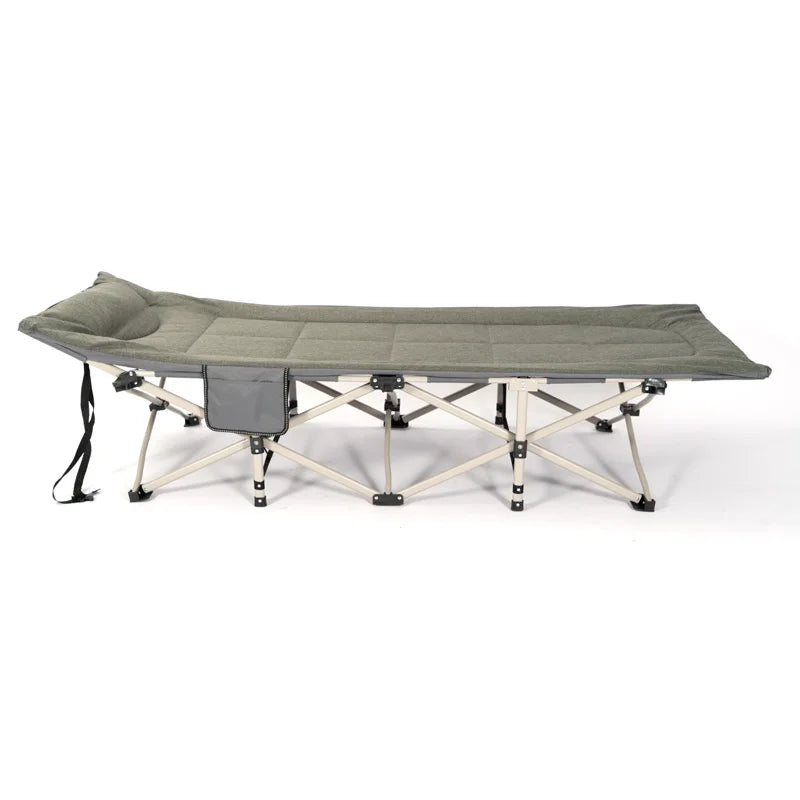 HITREE Wholesale Collapsible Durable Oxford Outdoor Folding Bed Foldable Camping Bed for Travel Equipment