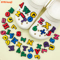 Coloured Letters Classic Decorations Support Customized logo Soft Pvc Cartoon Shoes Charms