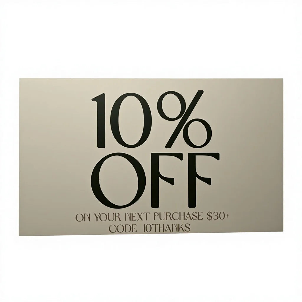 Wholesale Custom Double Sided Thank You Cards Personalized Thank You Cards for Clothing Business