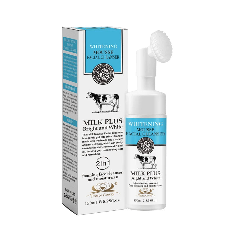 OEM Whitening Mousse Facial Cleanser Anti-Acne Face Cleanser Gengel Deeply Cleaning Milk Face Wash