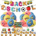 Welcome Back to School Balloon Schoolbag Stationery Letter Banner Balloons Back to School Party Decoration for Children X0345