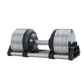 Wholesale 32kg Adjustable Gym Equipment Chromed Round Cast Iron Free Weights Dumbbell Set with 1kg Increment Steel Material