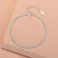 2022 New Fashion 925 Sterling Silver Zircon Pave Tennis Bracelets for Women Girls Wedding Jewelry