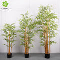 Artificial Bamboo Plant Bonsai Tree with Pot for Sale Mini Bamboo Bonsai Tree for Indoor or Outdoor Decoration