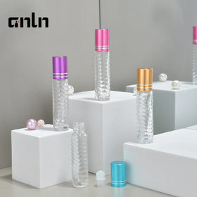 Wholesale Roller Glass Bottles Empty Refillable Different Colors Cap 5ml Roll on Bottle