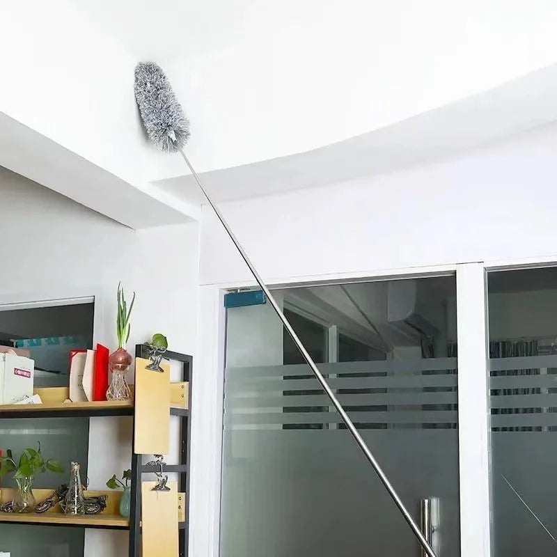 Long Handle Room Cleaning Dust Brush Telescopic Home Dusters for Cleaning High Ceiling Fan Telescopic Microfiber Feather Duster
