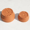 Dia.16cm 1000ml Round Plastic Clay Flower Pots Succulent Planter Pots Medium Size