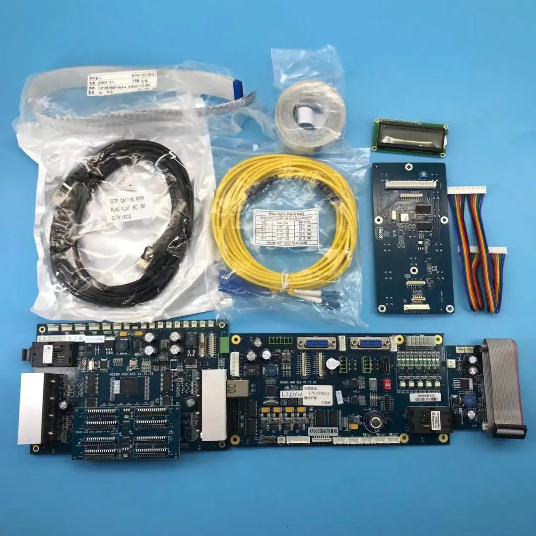 1set Hoson 4 Heads Board Kit for Ep-son Xp600 Printhead Head Board Main Board for Xuli Allwin Flatbed 60x90/20x30cm Printer