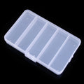 5 Grid Clear Visible Plastic Fishing Tackle Accessory Box Fishing Lure Bait Hooks Storage Box