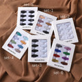New Fashion Casual Muslim Scarf Buckle Hijab Pins 8pcs Pack Safety Pins Plastic Hijab Clip Women Scarf Clips All Seasons