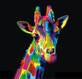 Chenistory DZDP856 Diy Diamond Art Painting Colorful Giraffe Dogs Diamond Embroidery 5d Diamond Painting for Home Decor