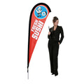 Outdoor Beach Flag Stand for Sport Events Beach Banner Custom Flag Pole