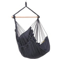 Adult Leisure Hanging Swing Chair Canvas Cotton Hammock with Pillow for Indoor Camping for College Students Dormitory Residents