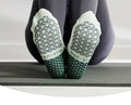 Wholesale Custom Pilates Grip Socks With Silicone Mesh Fitness Embroidery logo Custom Yoga Pilates Socks