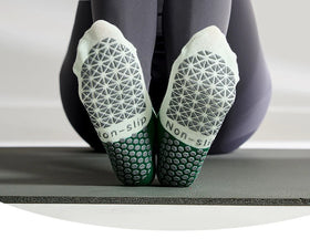 Wholesale Custom Pilates Grip Socks With Silicone Mesh Fitness Embroidery logo Custom Yoga Pilates Socks