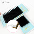 Private Label Cashmere 0.03 Volume Russian Silk Lash Extension Supplies Lash Trays Premium Mink Matte Black Eyelash Extension