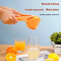 Multifunctional Manual Lemon & Vegetable Juicer Press Aluminum & PP Plastic for Household Commercial Use with Hand Features MegaBDM