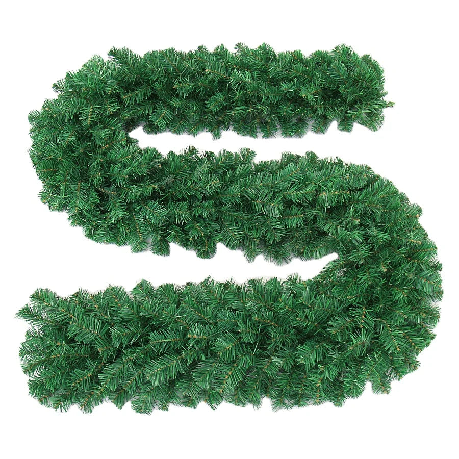 Hot Sale PVC Artificial Christmas Garland Christmas Holiday Room Market Decoration Garland Arbol De Navidad
