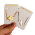 Fashion Non Tarnish PVD Plated Stainless Steel Silver 18K Gold Charm Snowflake Bracelet Jewelry for Women