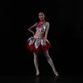 Baiwu Custom OEM ODM Shiny Stage&dance Wear for Women Costume in Stock 17AX1006