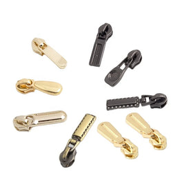 High Quality Designer Nylon Puller Tab Head Custom 3# Nylon Slider Zipper Fashion Handbag Zipper Puller Bag Making Accessories