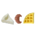 Early Riser DIY Simulation Food Pastry Cake Decorating Baking Silicone Mold Cheese Bread Croissant Pan Ba Waffle Mold
