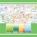 Custom Planner Stickers Sheets Custom Sticker Book Daily Weekly and Monthly Creative Aesthetic Planner Stickers Book Scrapbook