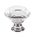 Aluminium Alloy Crystal Diamante Furniture Handles-Modern Design for Kitchen Bedroom & Home Bar