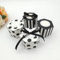 Yiwu Manufacturer Paper Material Wholesale Foldable Empty Food Packaging White Black Sexangle Sweets Wedding Parties Candy Boxes