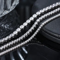 RINNTIN SB94 Luxury Tennis Bracelet Women Men Accessories 925 Sterling Silver Custom 2mm 3mm 4mm CZ Diamond Bracelet