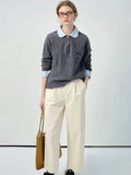 VEGA CHANG Spring 2026 New Soft Waxy Ilani Twill Texture With Shape Autumn and Winter Vitality Casual Pants MegaBDM