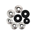 Stainless Steel EPDM Bonded Washers with Zinc Finish Plain Style Split Design