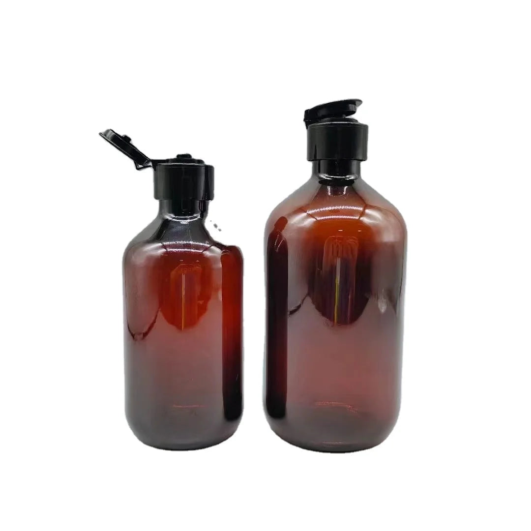 Beauty Packaging Shampoo Conditioner Facial Cleanser Set 250ml Squeezable PET Bottle with PP Lid