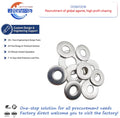 Hot Sale High Pressure Flat Metal Spring Washer Gaskets Made in China Low Price Black Silver Gold Top Free Sample