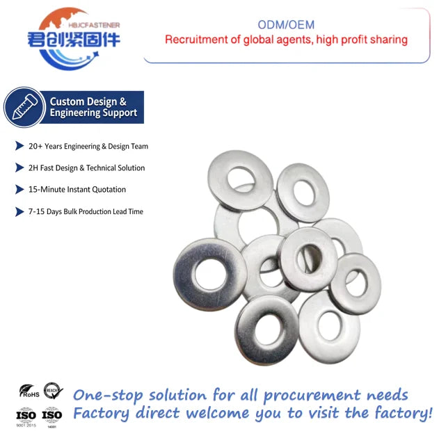 Hot Sale High Pressure Flat Metal Spring Washer Gaskets Made in China Low Price Black Silver Gold Top Free Sample