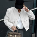 Fashion Woman Bomber Jackets Spring Autumn Female Long Sleeve Coats Solid Color Short Outerwear