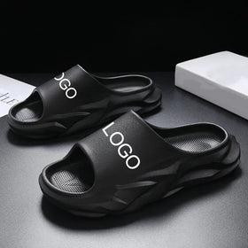 Custom Comfortable Summer EVA Sandals Thick Soft Bottom House Pillow Cloud Slides Slippers for Men