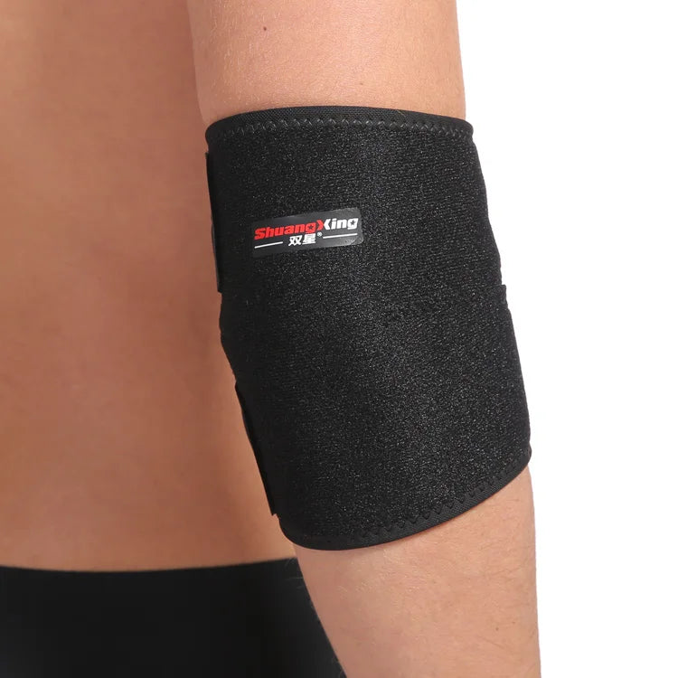 Breathable Neoprene Elbow Wrap with Secure Closure Durable Elbow Guard for Sports Fitness & Injury Prevention
