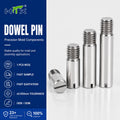 Brass Cylinder Column Dowel Pins Dental Brass Pins M6 X 4mm Dowel Pin 1.5 X 4mm Steel 6mm Dowels Precision Alignment