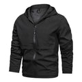 Topgear Casual Winter Windbreaker Jacket Garment Dyed Eco-Friendly Waterproof Thermal Fleece Hoodie Woven Polyester Collarless