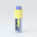 Square Airless Cosmetic Bottle With Twist up Pump Airless Skincare Packaging