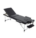3 Section Aluminum Metal Massage Tables&beds Beauty Salon Massage Table Spa Bed Folding Table Facial Portable Massage Bed