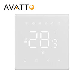 AVATTO OEM ODM Wifi Thermostat Temperature Controller Thermostat Programmable Work with Echo Google Home
