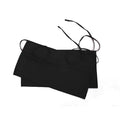 Black 3 Pockets Professional Manufacture Restaurant Uniforms Spun Polyester Barista  Apron