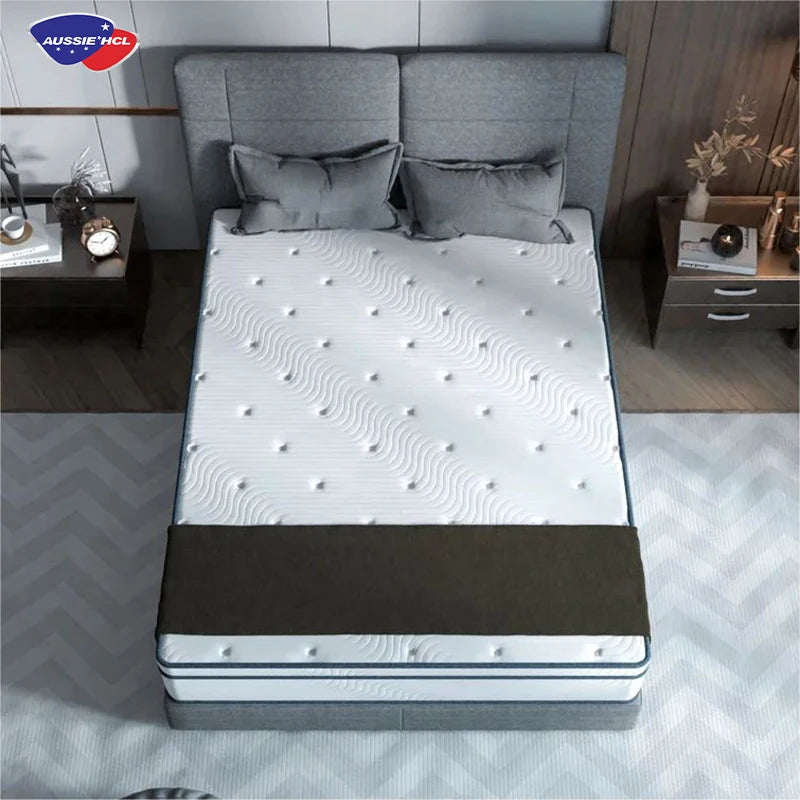 High Quality Bed Orthopedic Mattress Full Size Pocket Spring Mattress 9 Inch Memory Foam Mattress