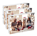 Acrylic 20mm Thick Digital Printing Frame 3x5 4x6 5x7 6x8 Customized Clear Freestanding Double Sided Frameless Magnetic Photo