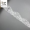 7cm Stretch Nylon Eyelet Lace Trim for Sleepwear Underwear