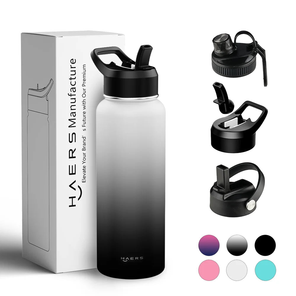 Wholesale Insulated Sport Custom Double Wall Wide Mouth Stainless Steel Water Bottle