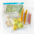 Storage Food Grade Translucent PEVA Food Preservation Bag Reusable Freezer Bag Zipper Leakproof