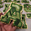 Camo Print Leopard Letters Patch Iron-on Backing for DIY Hat Jacket